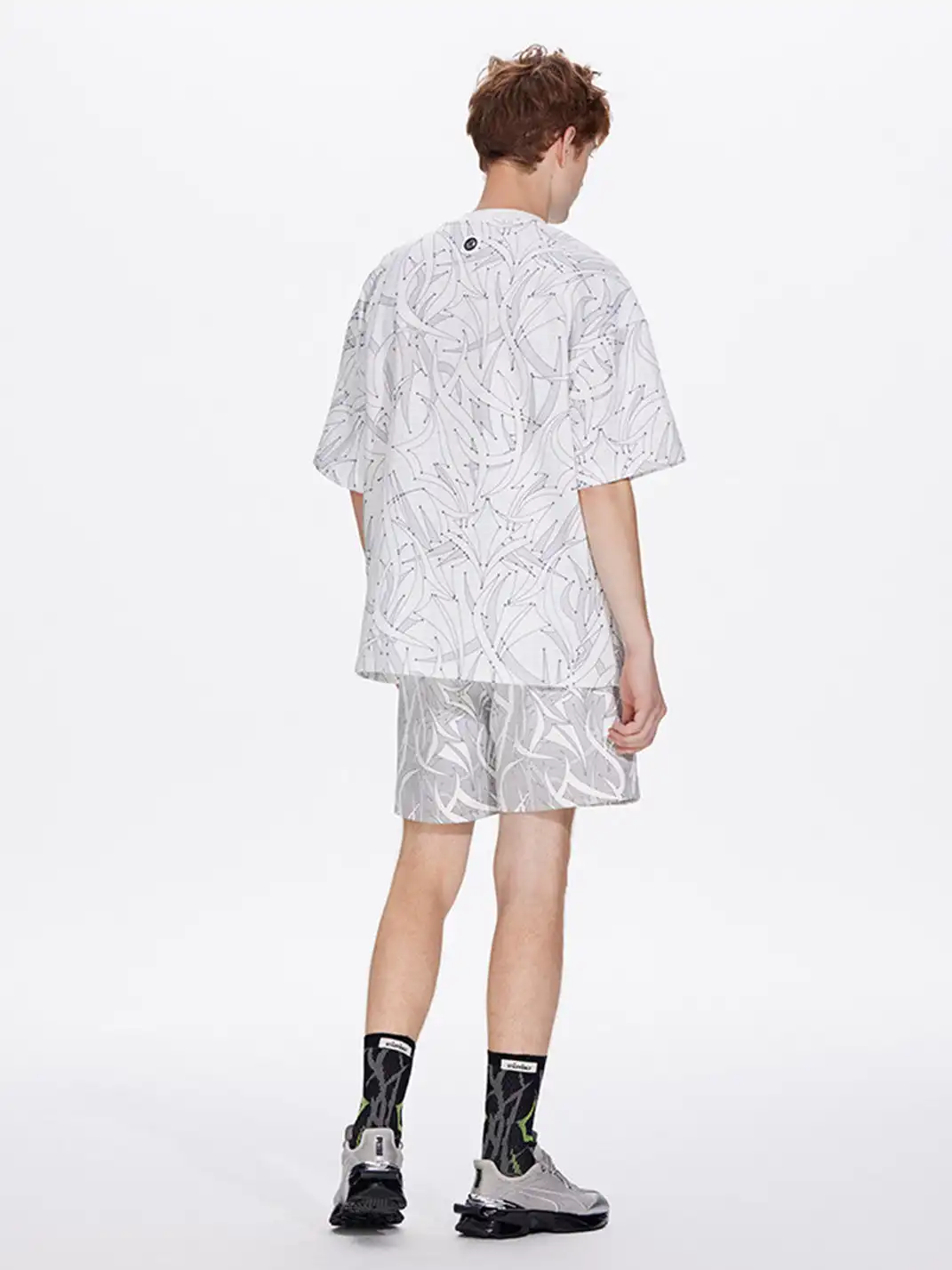 STAFFONLY | Thorn Jacquard Mid-Calf Socks