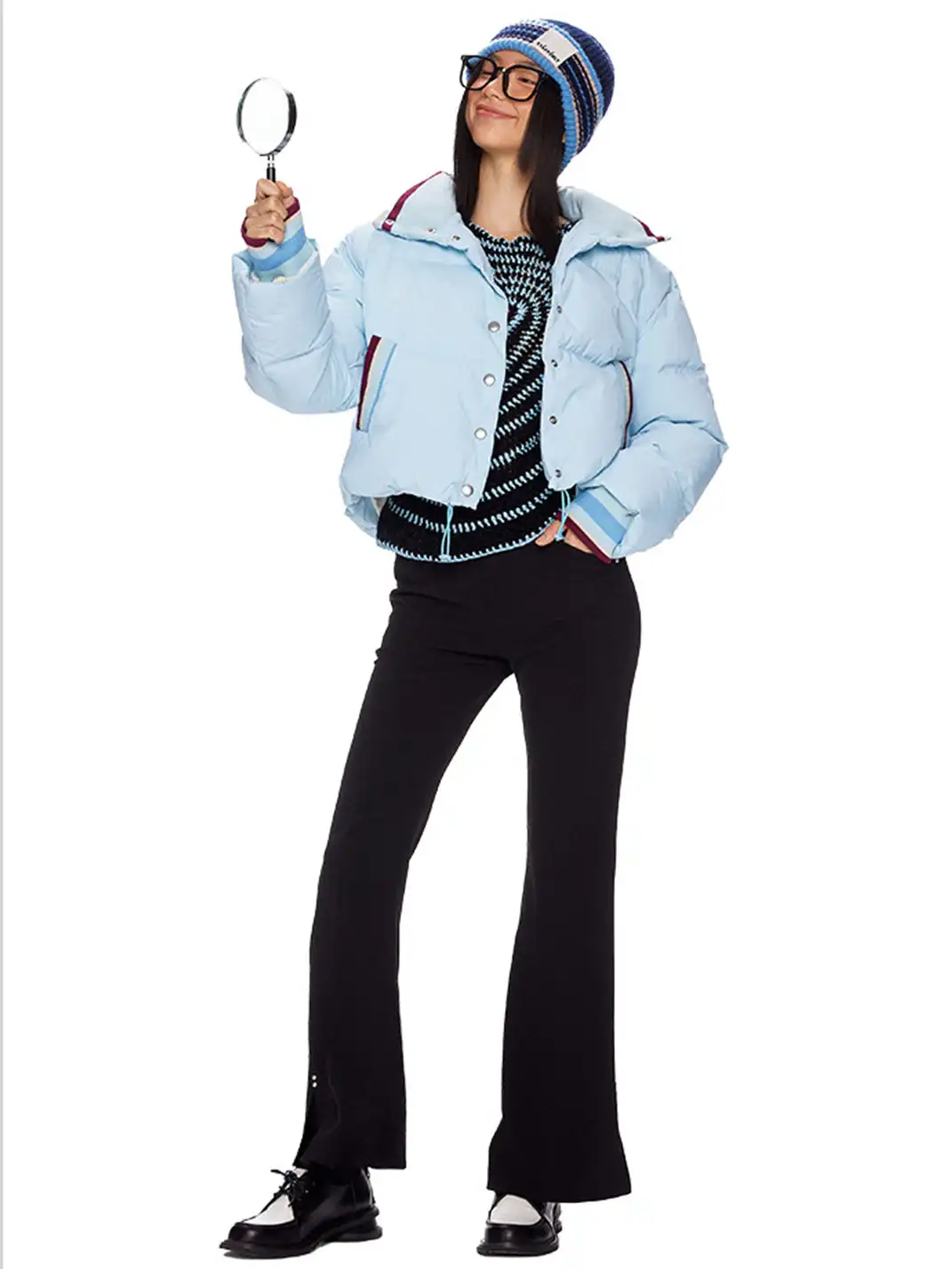 STAFFONLY | Striped Knit Beanie
