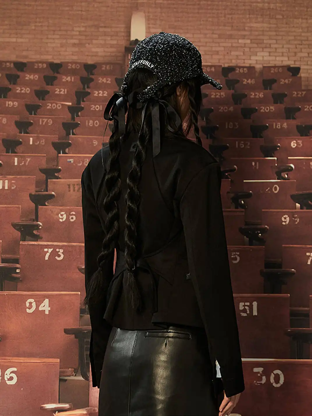 STAFFONLY | One-Piece Wig Baseball Cap