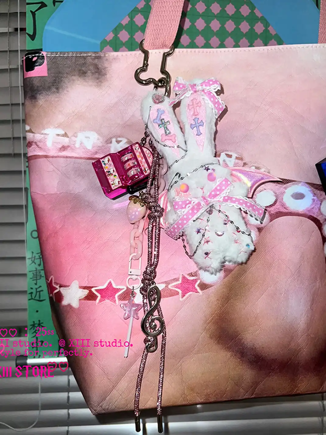 XIII STORE | Handmade Gothic Punk Rabbit Pendant