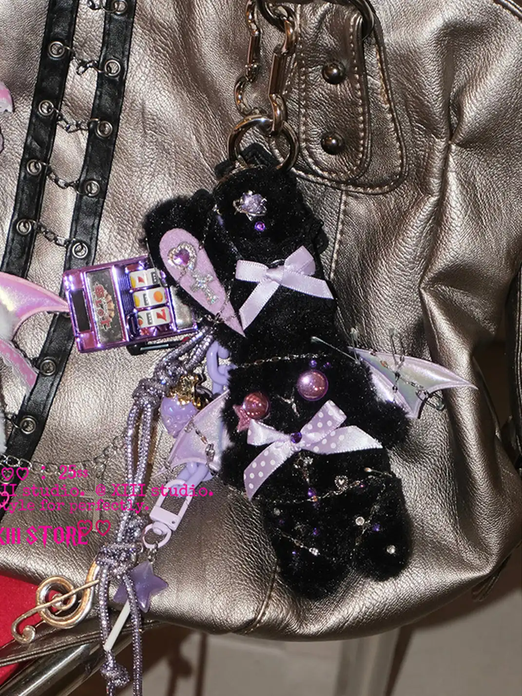 XIII STORE | Handmade Gothic Punk Rabbit Pendant