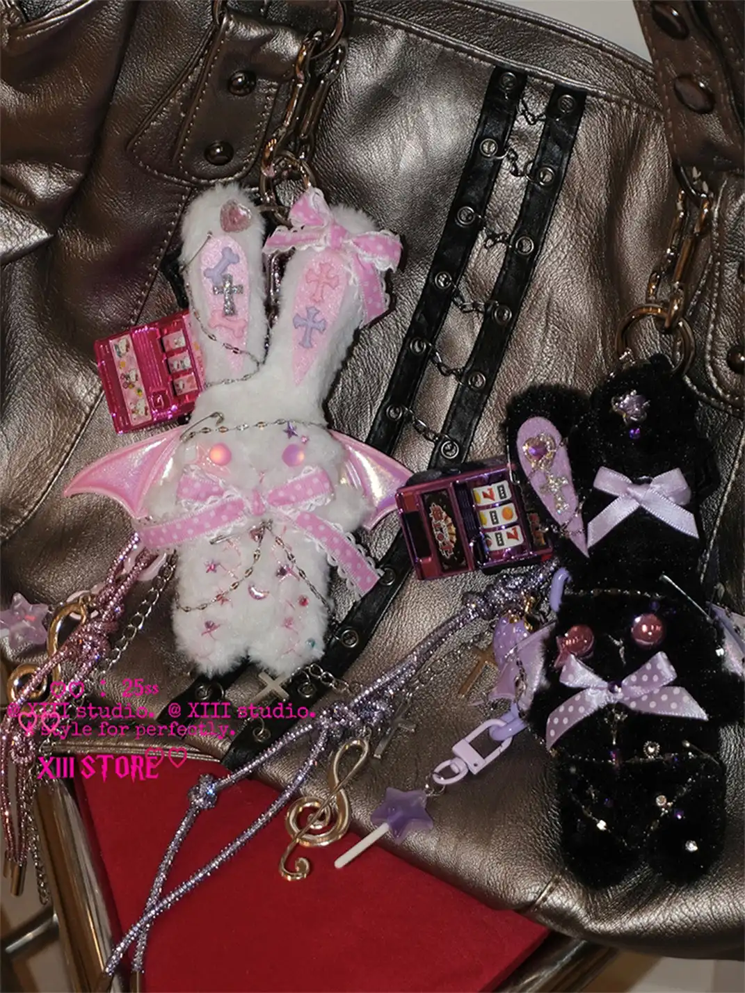 XIII STORE | Handmade Gothic Punk Rabbit Pendant