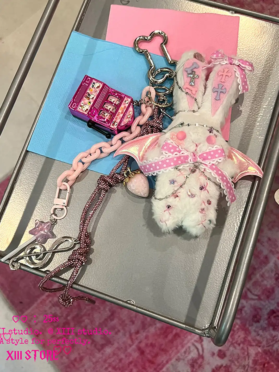 XIII STORE | Handmade Gothic Punk Rabbit Pendant