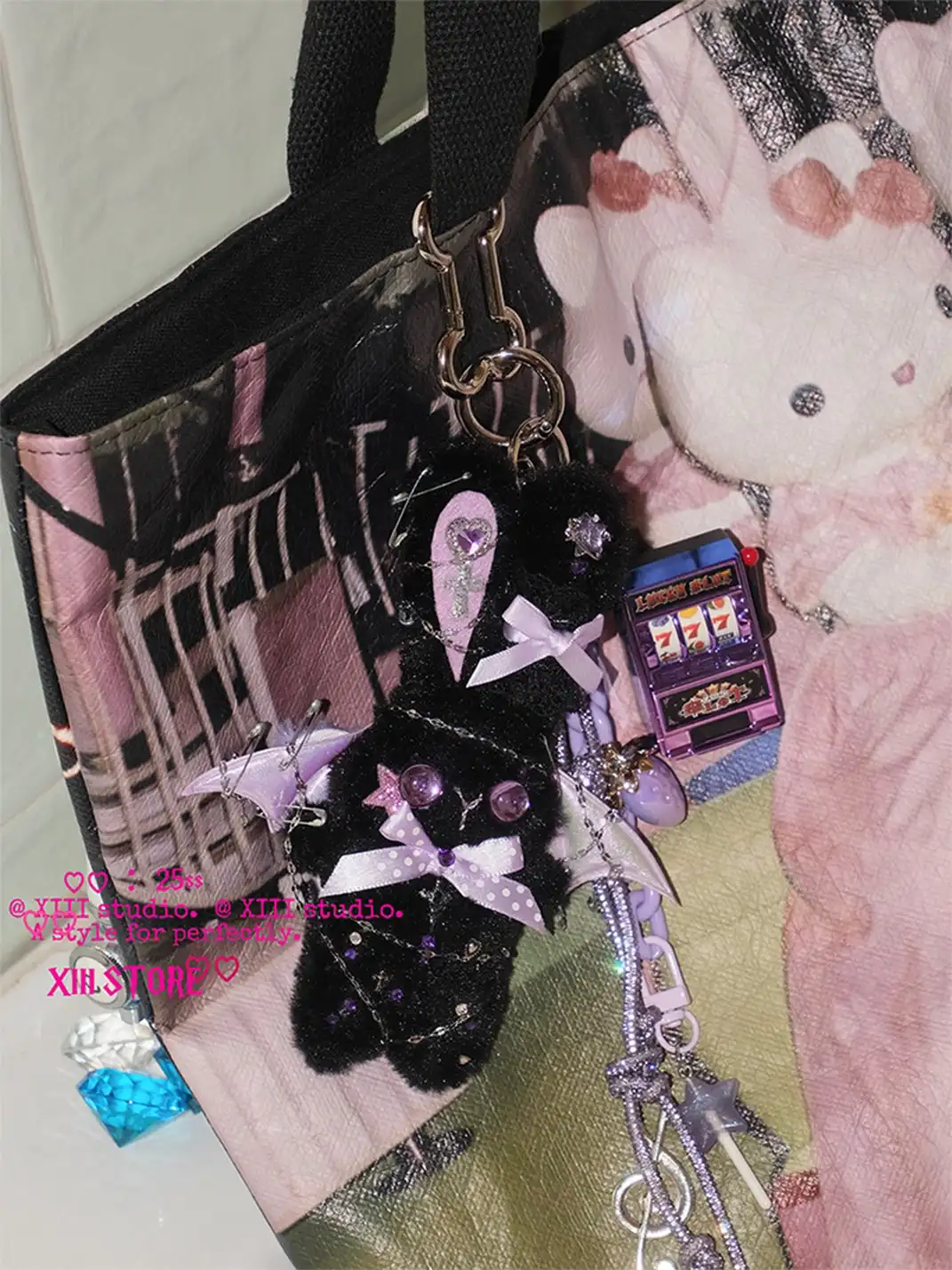 XIII STORE | Handmade Gothic Punk Rabbit Pendant