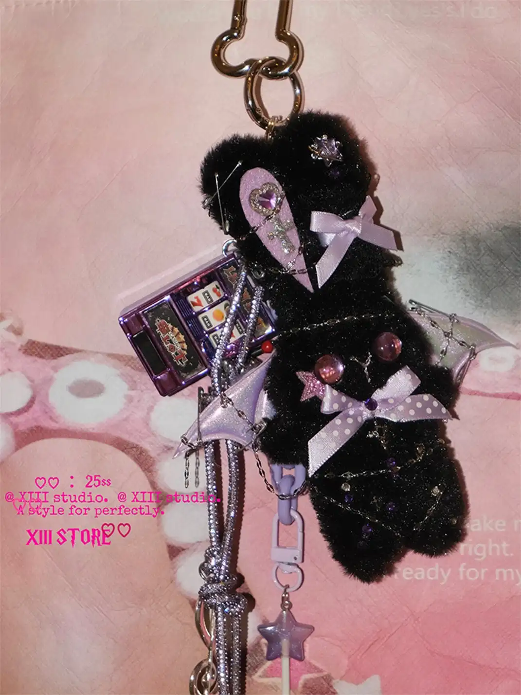 XIII STORE | Handmade Gothic Punk Rabbit Pendant
