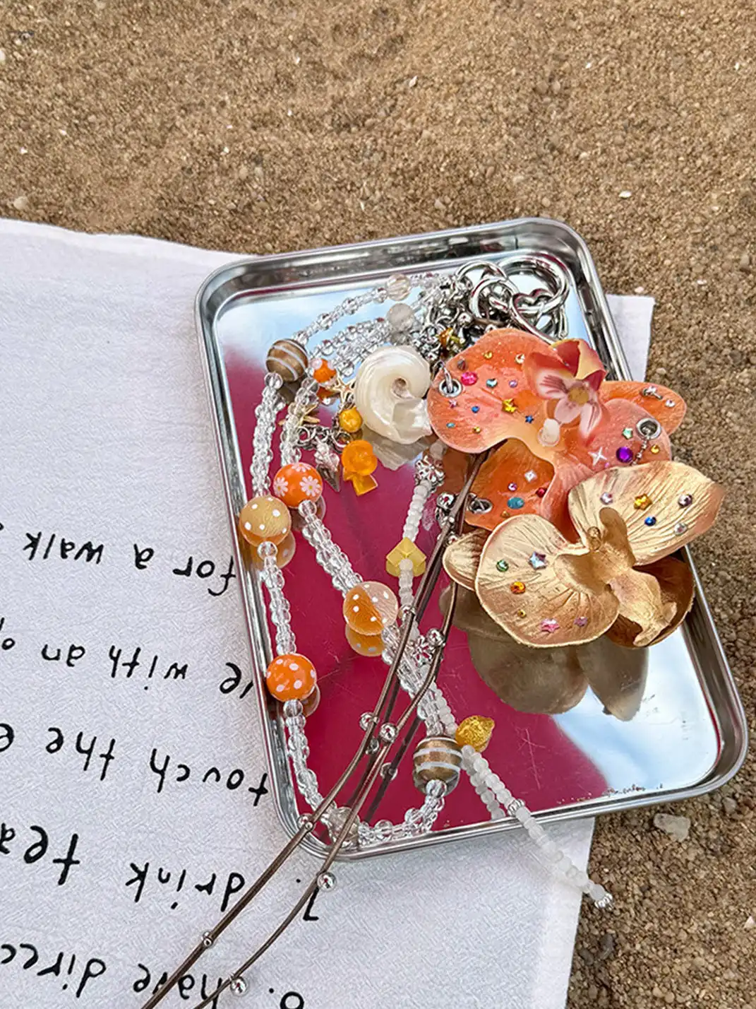 XIII STORE | Handmade Iris Flower Pendant
