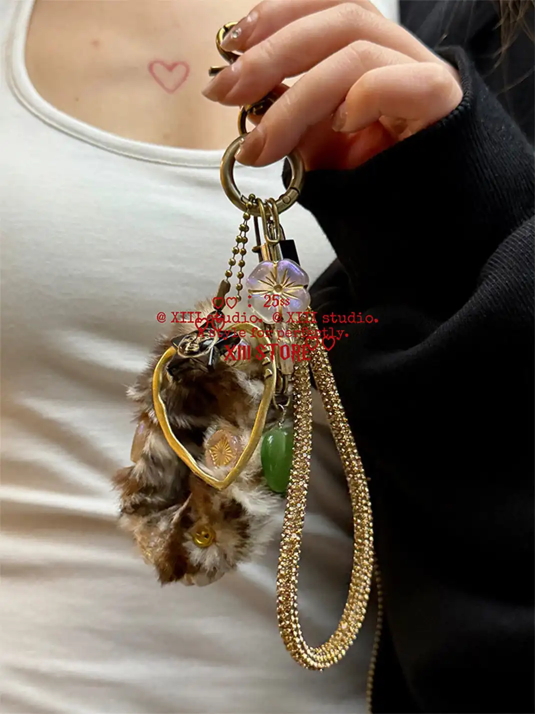 XIII STORE | Plush Heart Pendant