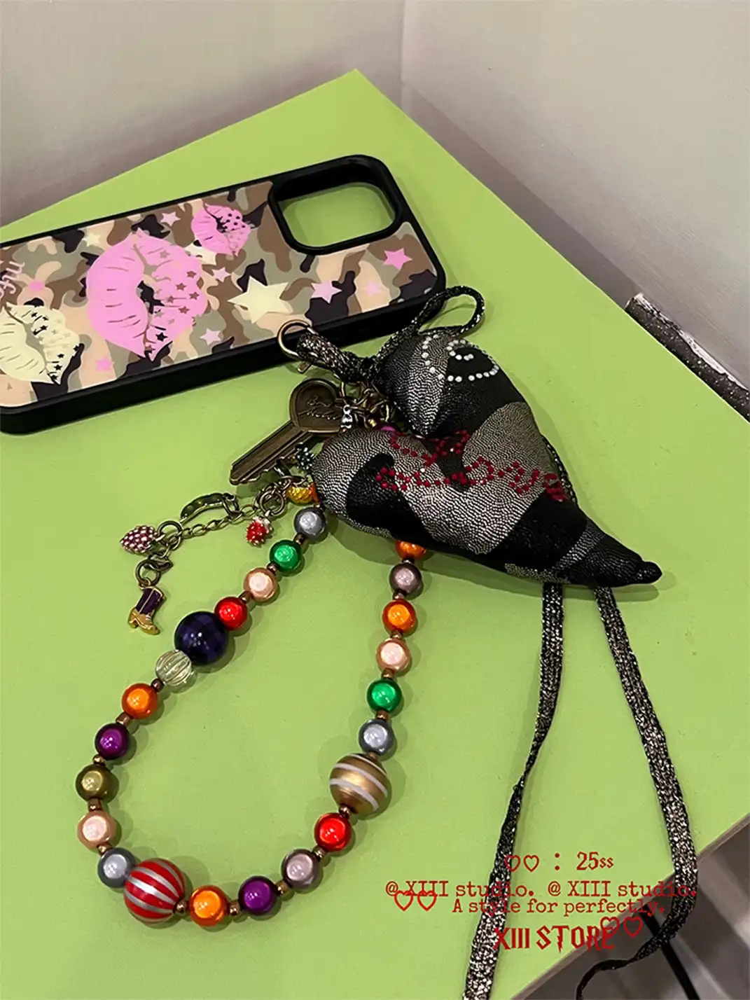 XIII STORE | Camouflage Heart Pendant