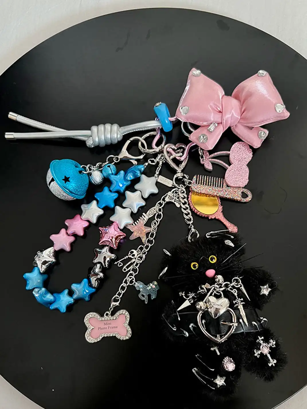 XIII STORE | Plush Mouse Bell Pendant