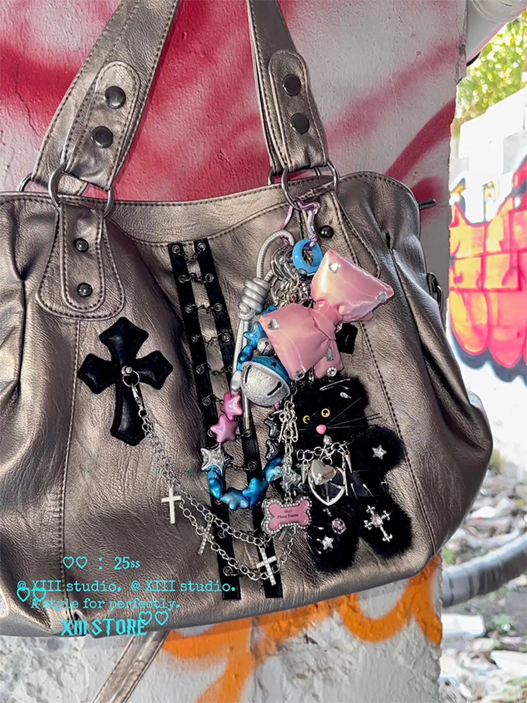 XIII STORE | Plush Mouse Bell Pendant