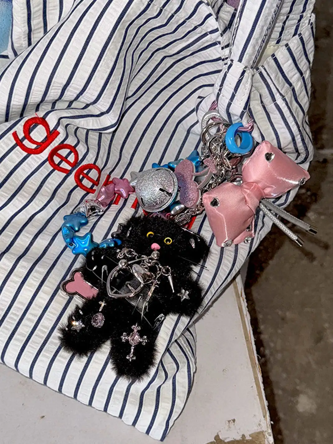 XIII STORE | Plush Mouse Bell Pendant