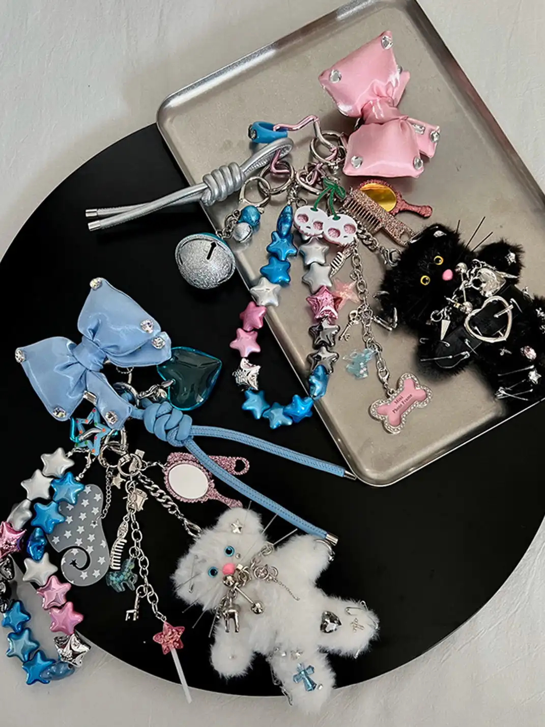 XIII STORE | Plush Mouse Bell Pendant