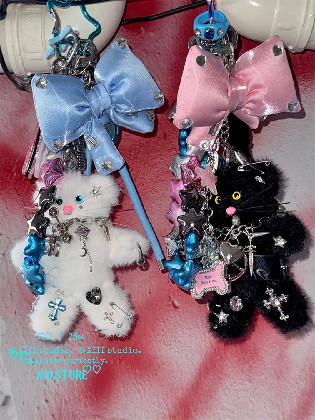 XIII STORE | Plush Mouse Bell Pendant