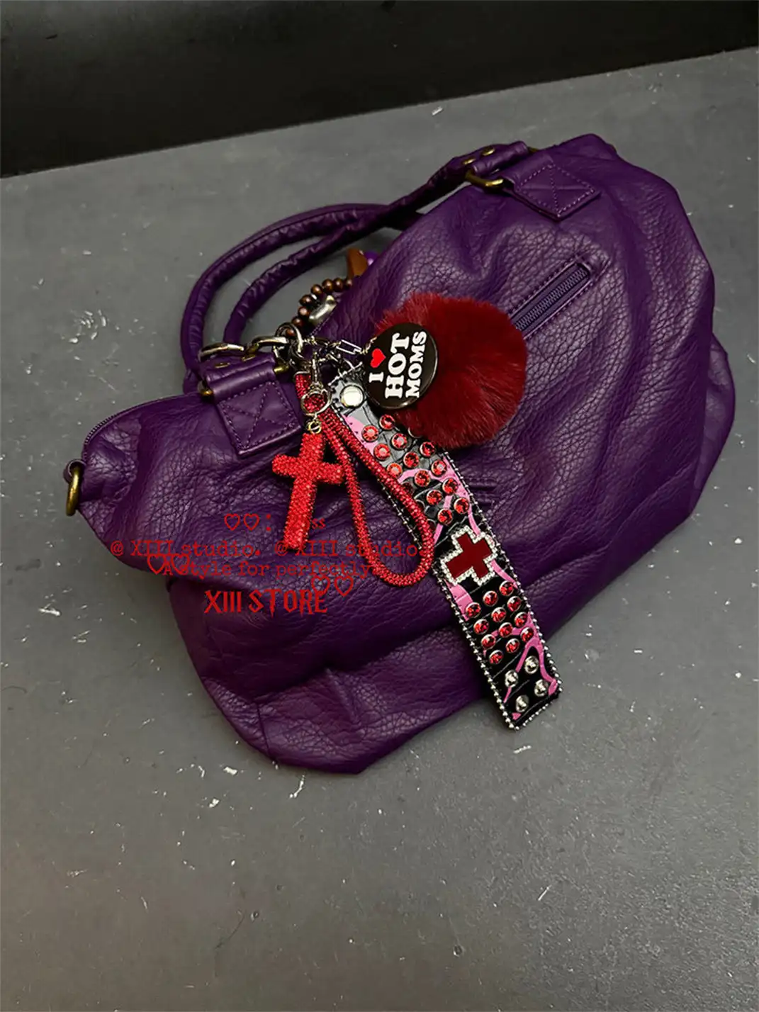 XIII STORE | Cross Plush Pendant