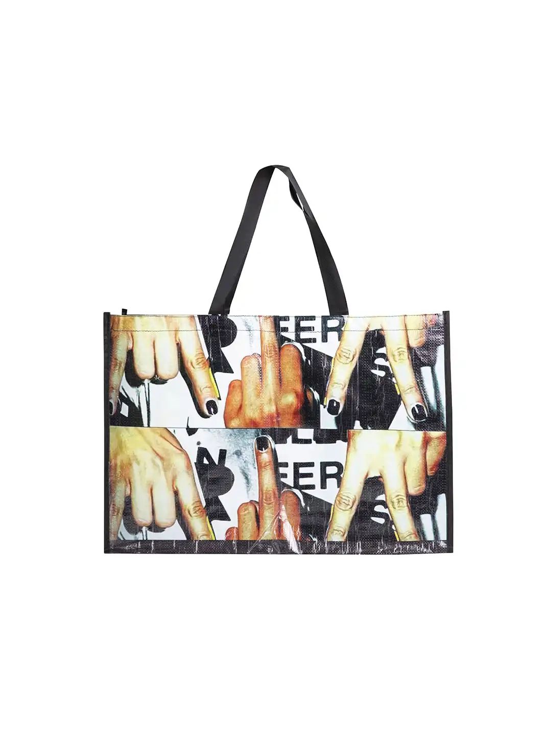 XOXO | Fun Hand Gesture Print Tote Bag