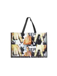 XOXO | Fun Hand Gesture Print Tote Bag