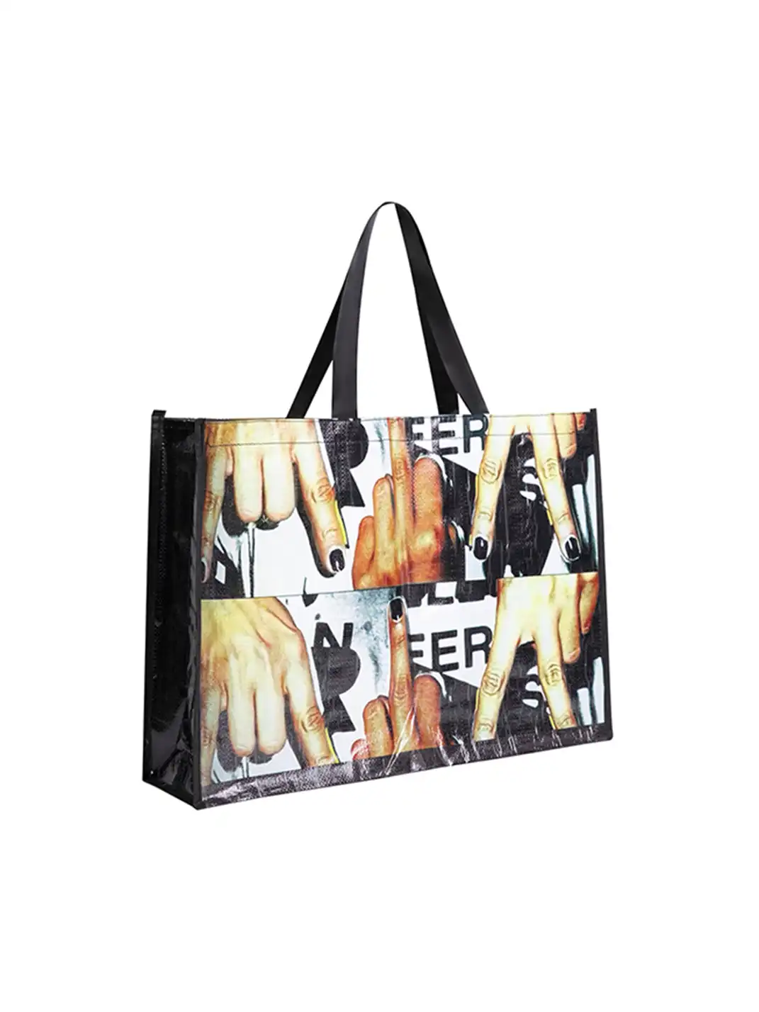XOXO | Fun Hand Gesture Print Tote Bag