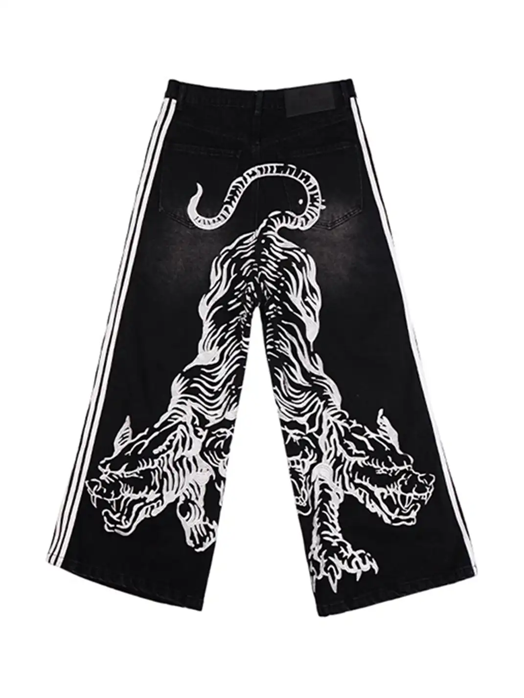 Vinkid | "Double Tiger Whiskers" Wide-Leg Pants