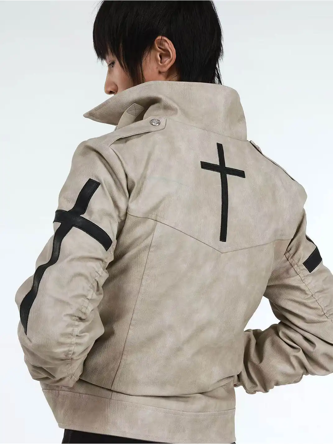 DETW | Court-Style Cross-Buttoned Coat