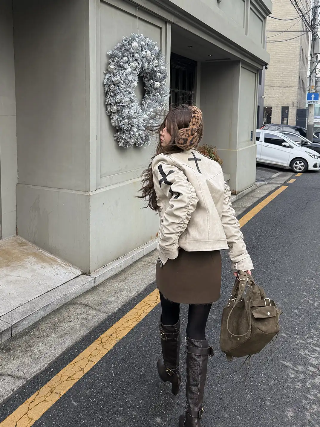 DETW | Court-Style Cross-Buttoned Coat