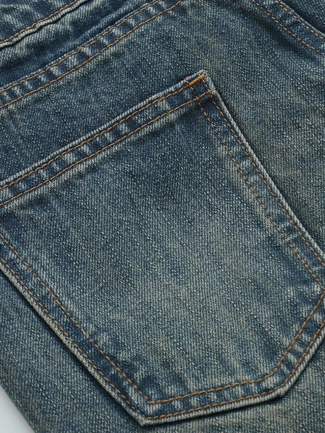 noEmosen | Spiked Rivet Knee Flare Jeans
