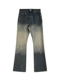 noEmosen | Gradient Mud-Dyed Flared Jeans