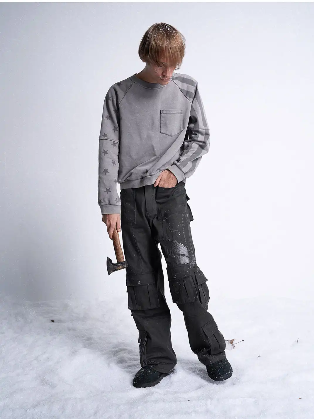 noEmosen | Stars And Eagle All-Over Print Sweatshirt