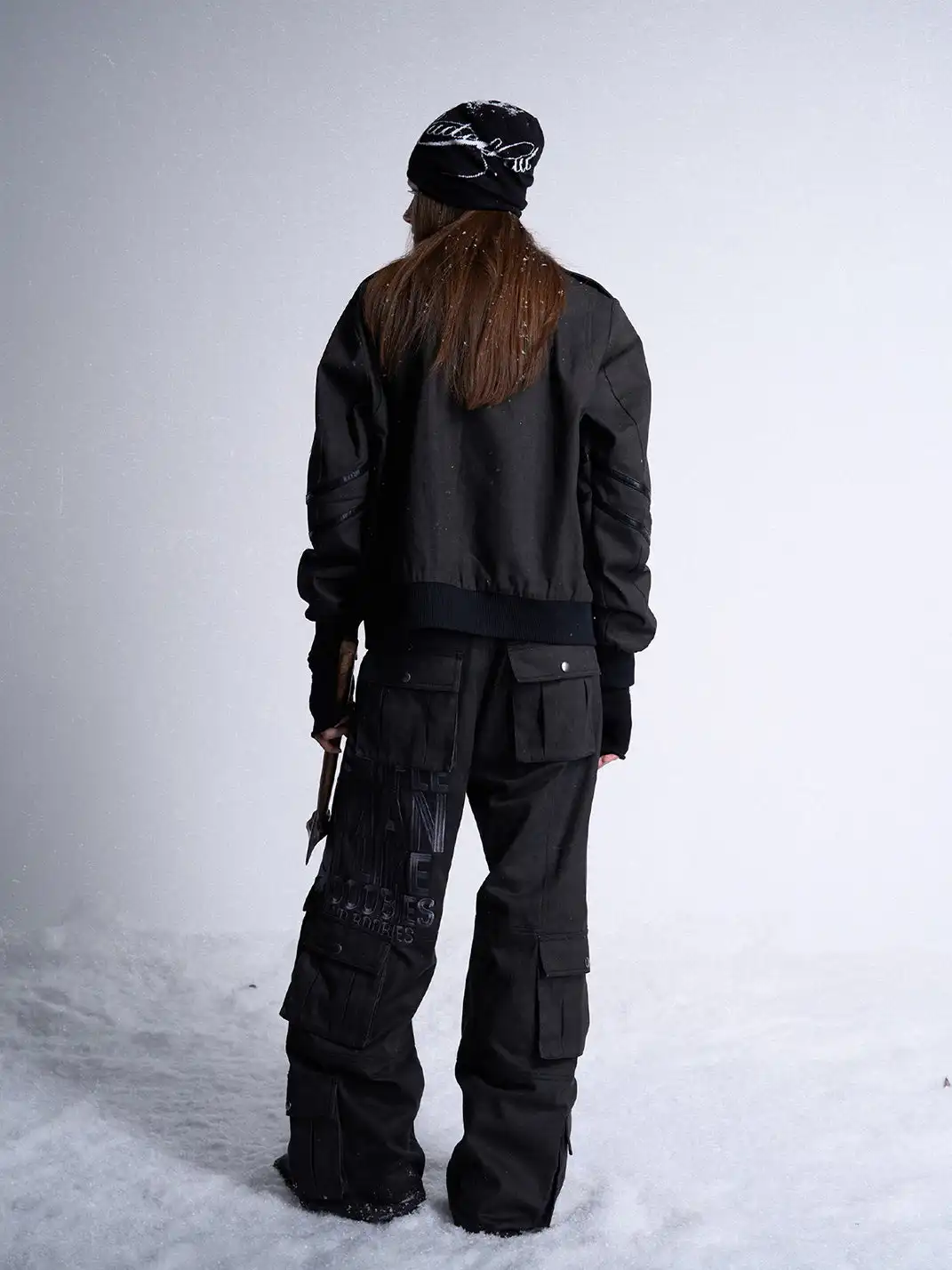 noEmosen | Embroidered Workwear Canvas Pants
