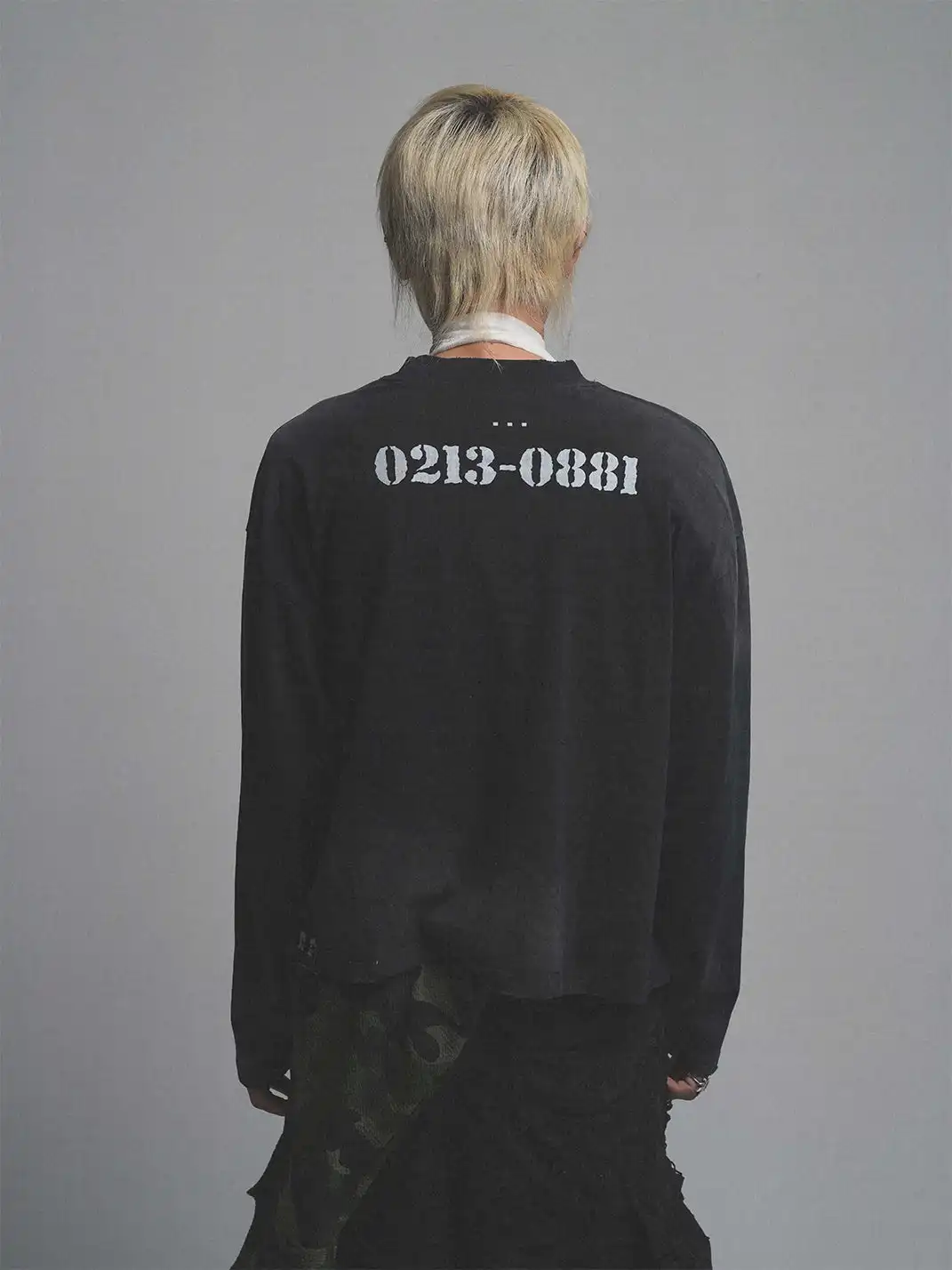 noEmosen | Prisoner Print Long-Sleeve T-Shirt
