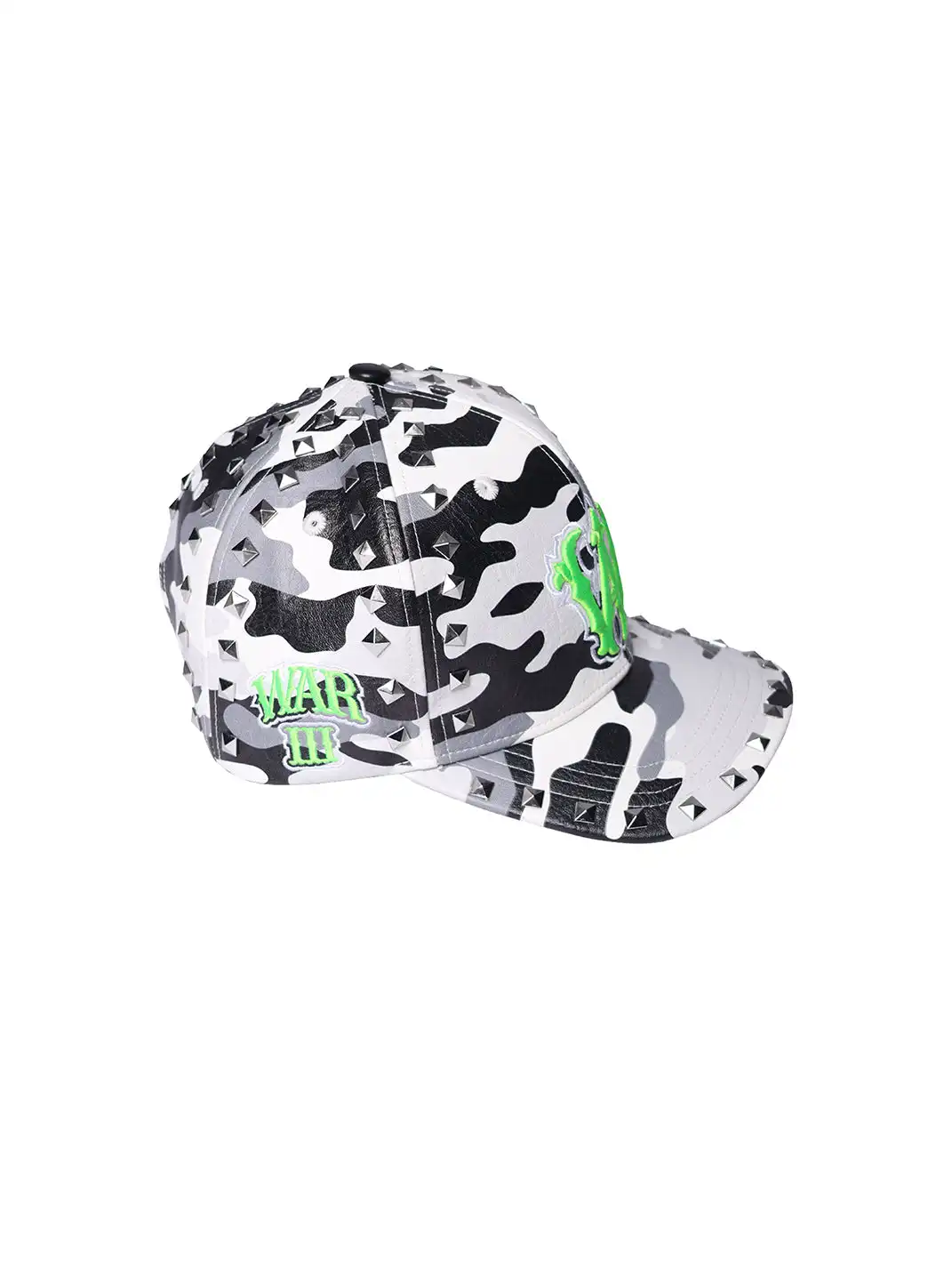 PCCVISION | Studded Leather Embroidered Baseball Cap