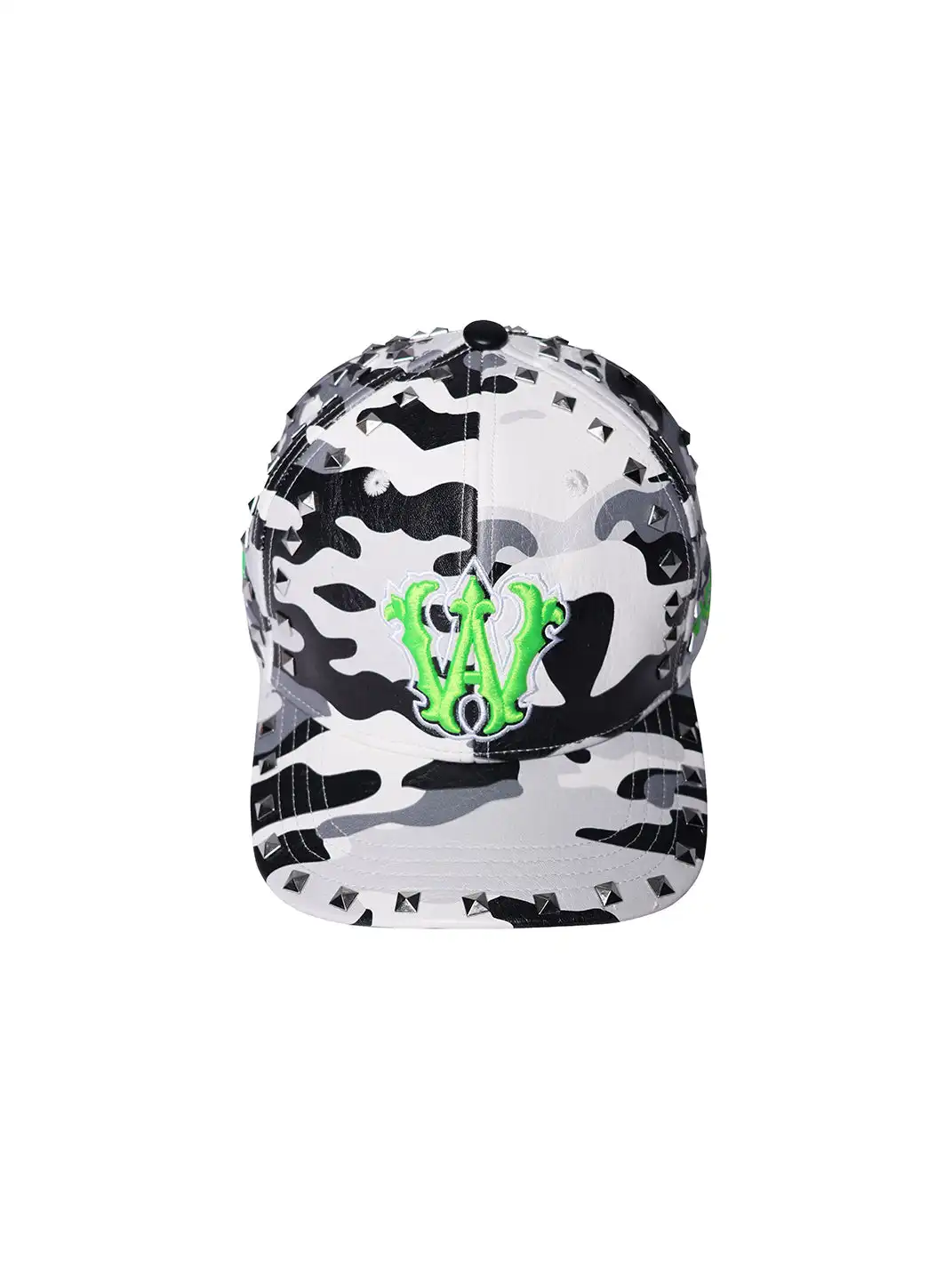 PCCVISION | Studded Leather Embroidered Baseball Cap