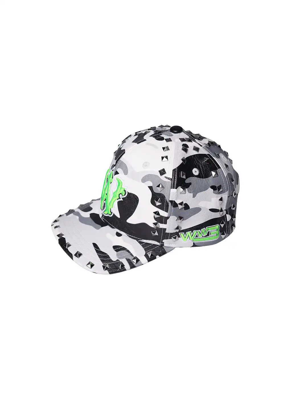PCCVISION | Studded Leather Embroidered Baseball Cap