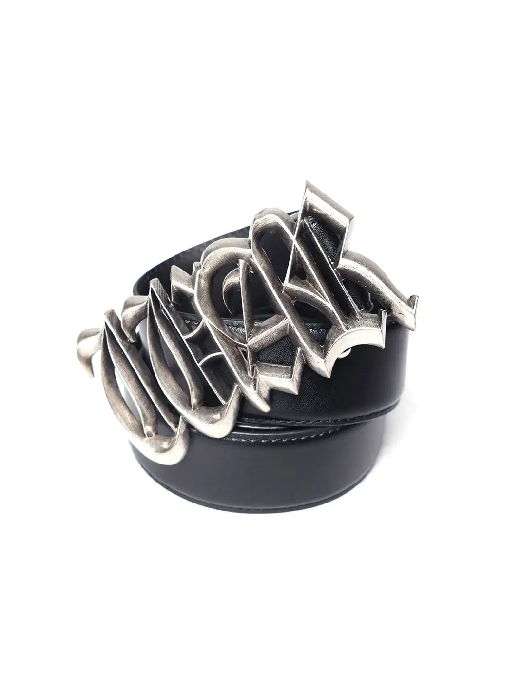 PCCVISION | Antique Silver Top-Grain Cowhide Belt