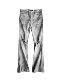 GOJOYJINNI | Dirty Distressed Whiskered Jeans