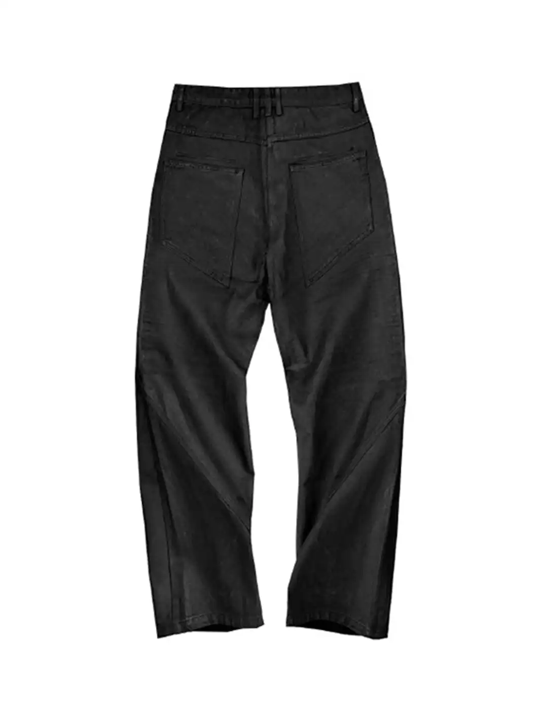 GOJOYJINNI | Riveted Motorcycle Waxed Jeans