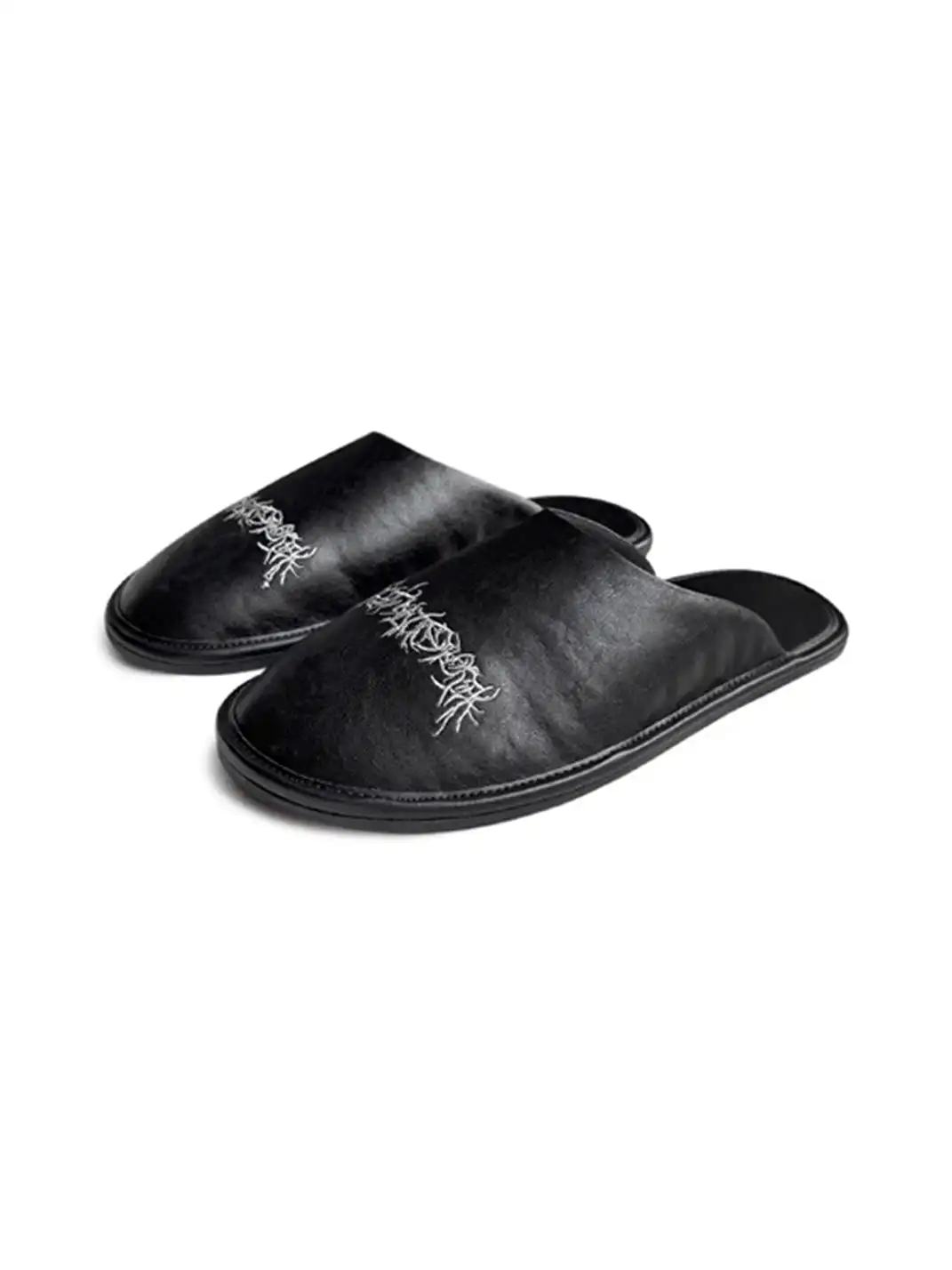 GOJOYJINNI | Embroidered Cowhide Slippers
