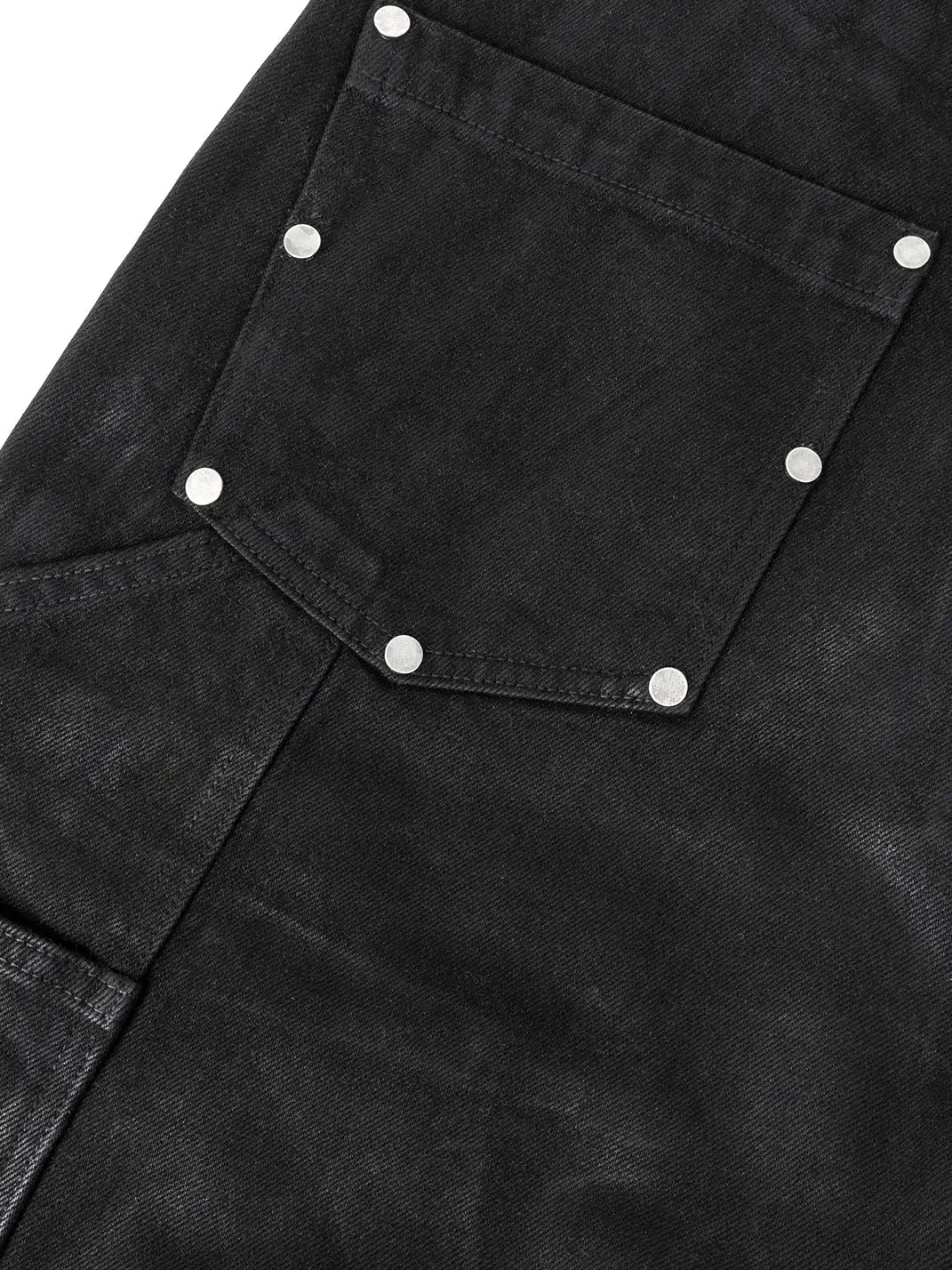 ANTIDOTE | Distressed Button-Down Knee-Length Cargo Pants