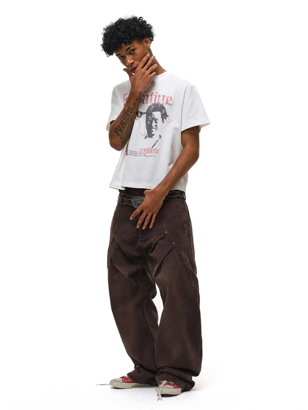 ANTIDOTE | 3D Pleated Work Pants