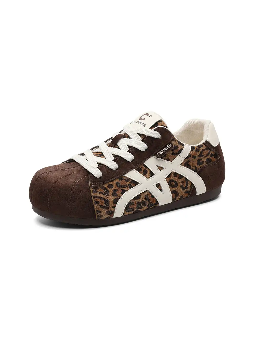 C.BANNER | Leopard Print German Training Shoes