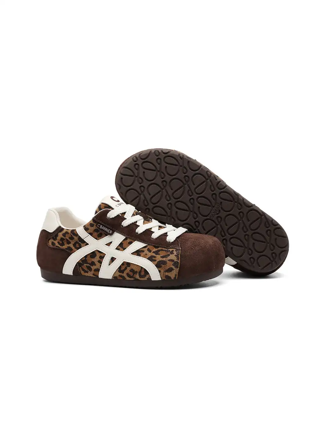 C.BANNER | Leopard Print German Training Shoes