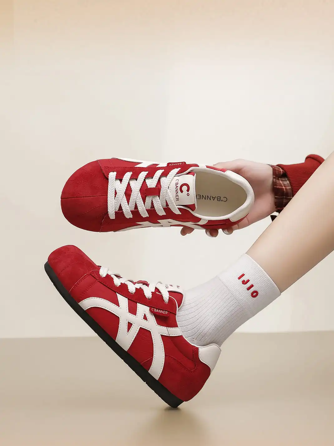 C.BANNER | Leopard Print German Training Shoes