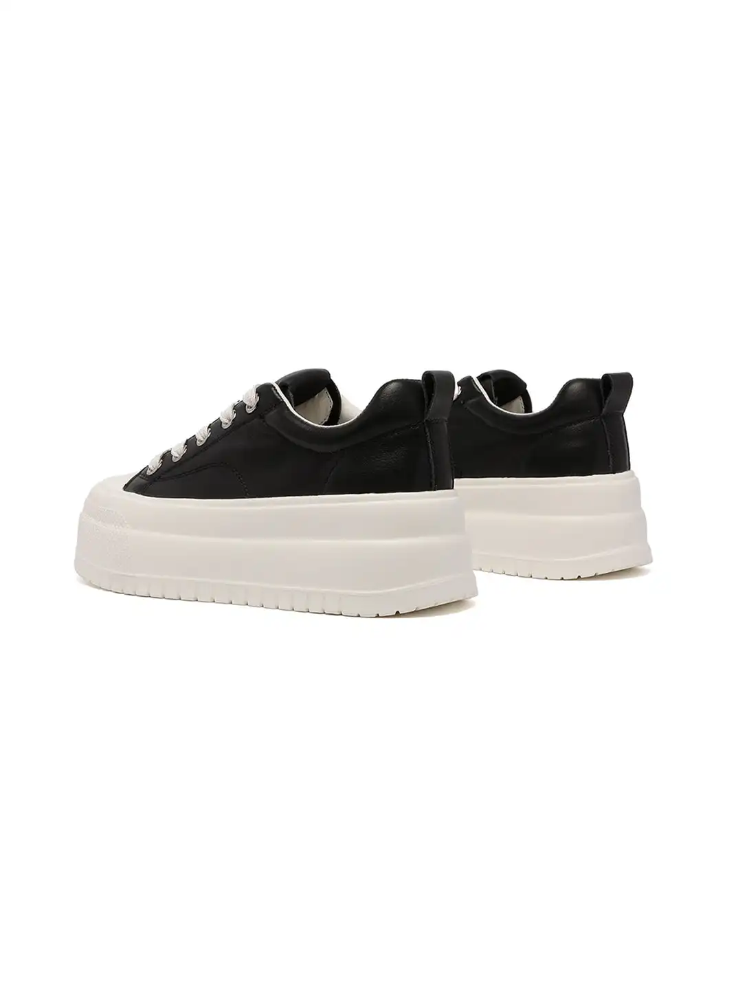 C.BANNER | Platform White Sneakers