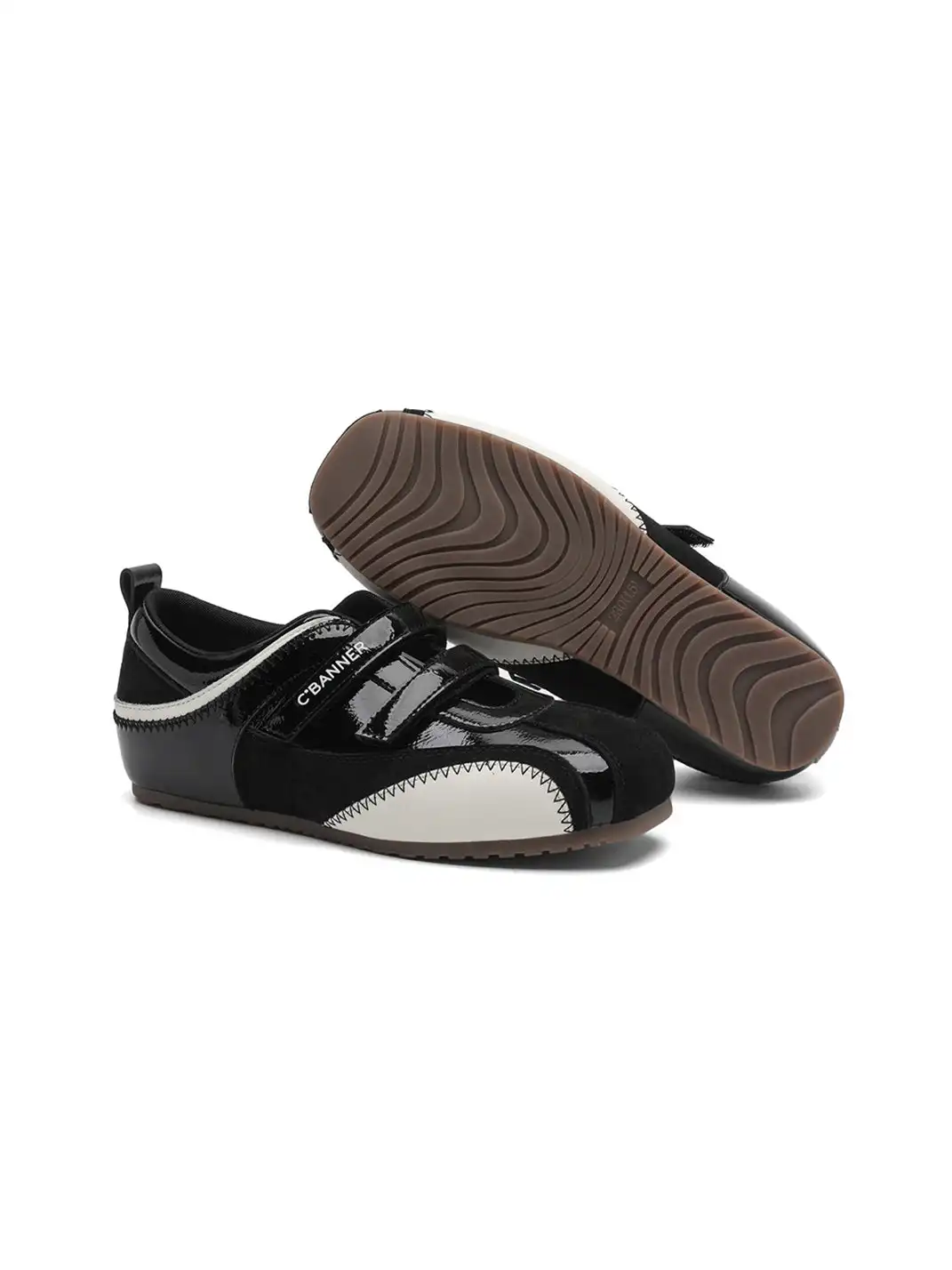 C.BANNER | Velcro Low-Cut Ballet Flats