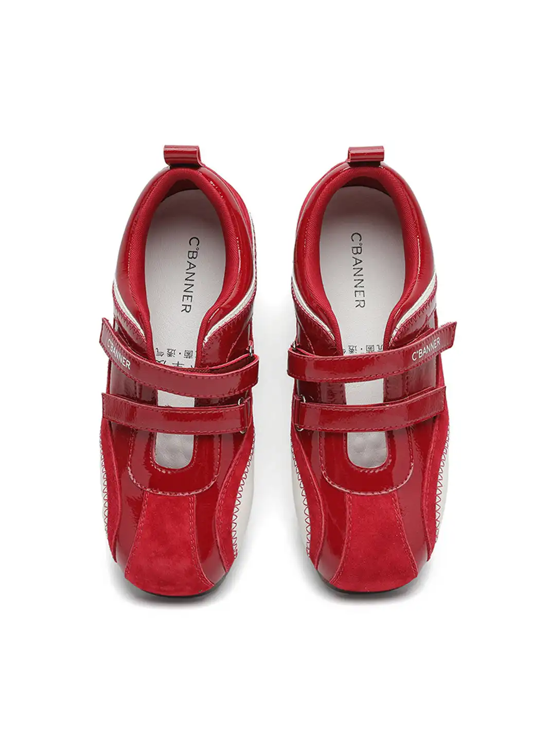C.BANNER | Velcro Low-Cut Ballet Flats