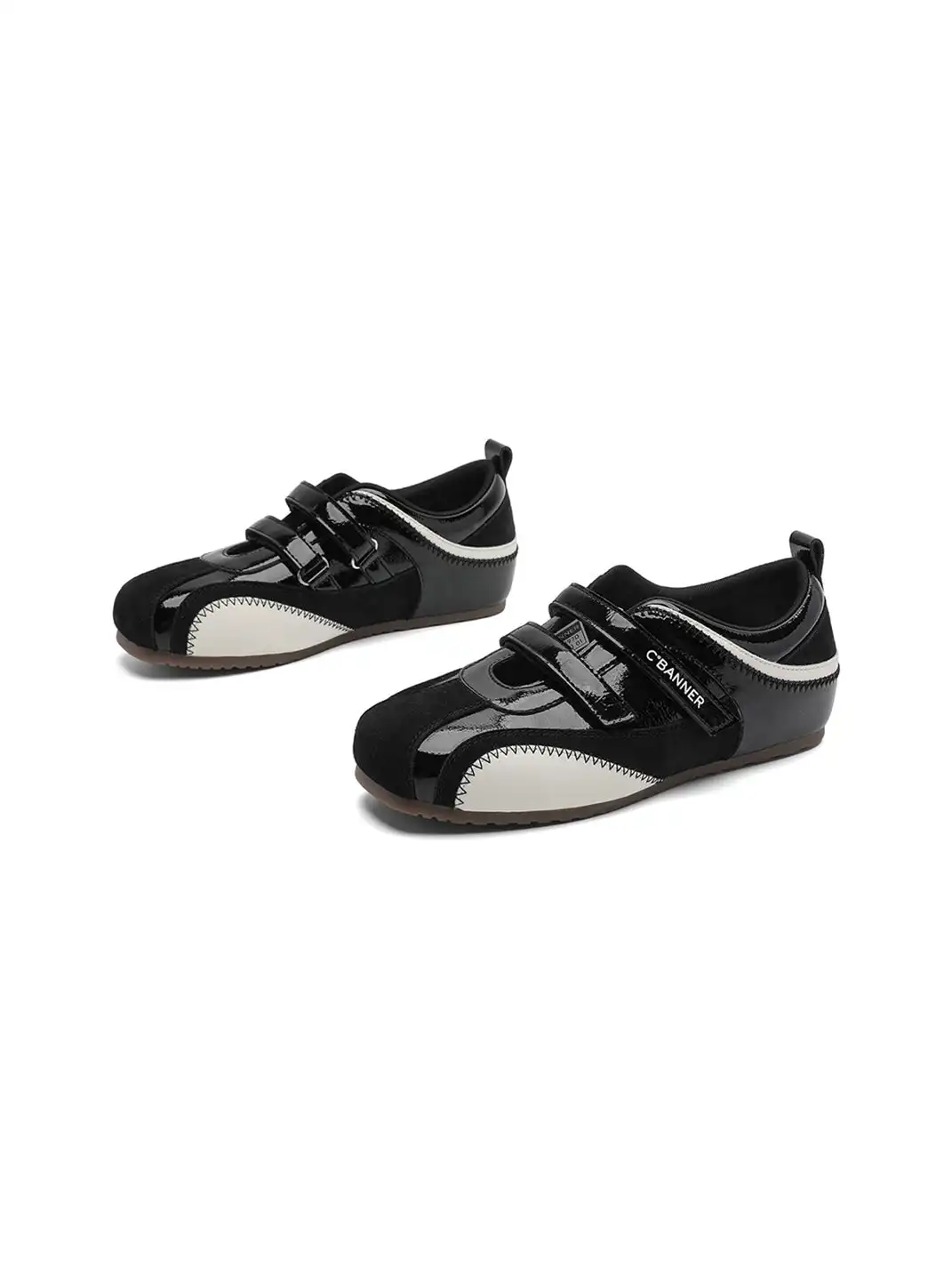 C.BANNER | Velcro Low-Cut Ballet Flats
