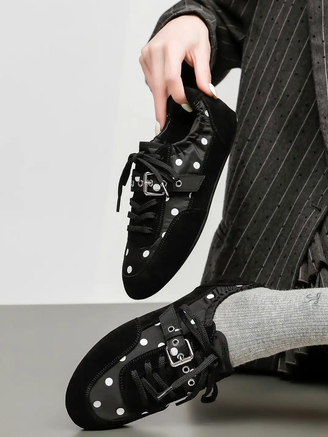 C.BANNER | Polka Dot Ballet Training Shoes