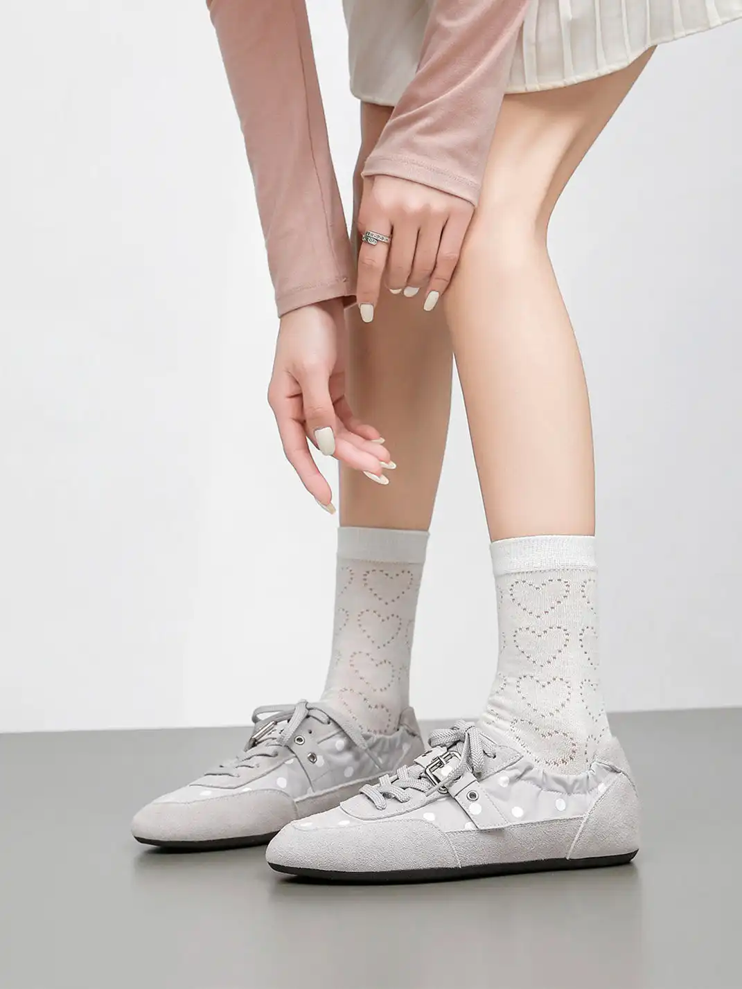 C.BANNER | Polka Dot Ballet Training Shoes