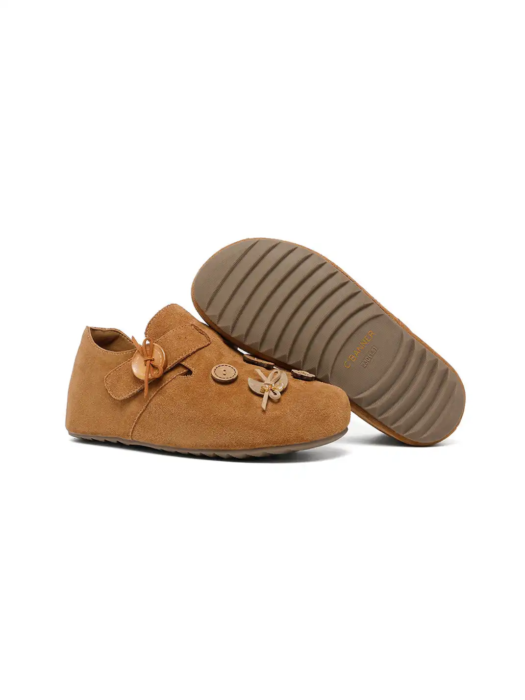 C.BANNER | Retro Button Slip-On Shoes