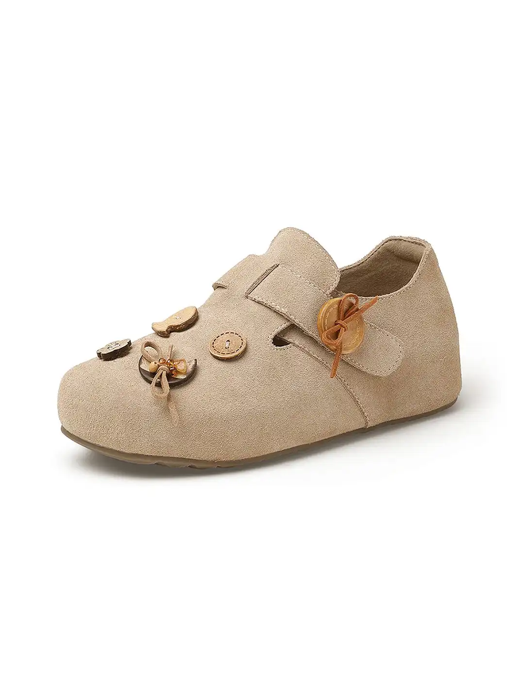 C.BANNER | Retro Button Slip-On Shoes
