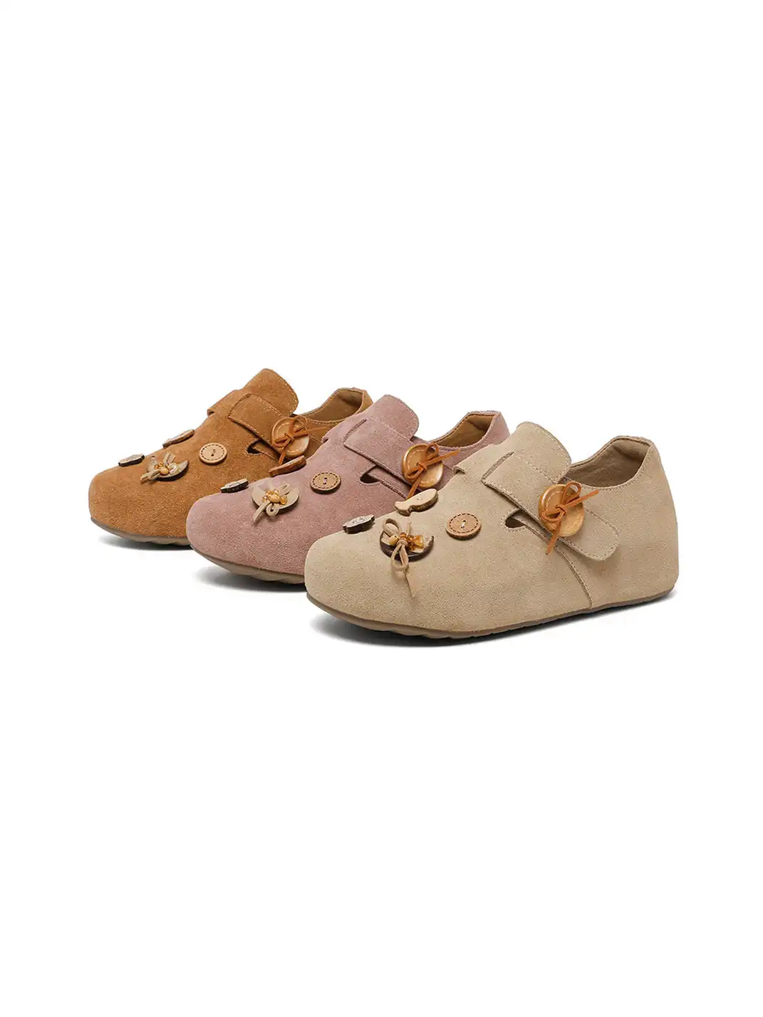 C.BANNER | Retro Button Slip-On Shoes